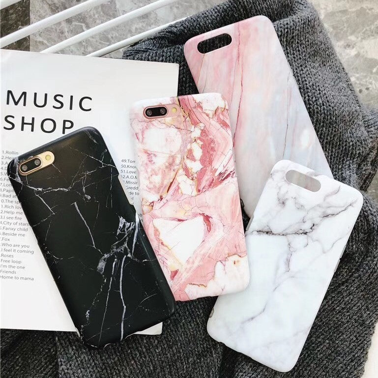 Compatible with Apple, Luxury marble phone case for iPhone 7 case for iphone X 7 6 6S 8 Plus 6S case cover XR XS MXA silicon case