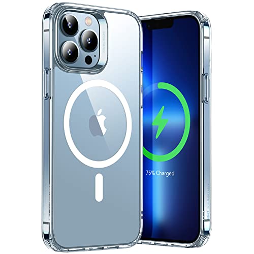 ESR for iPhone 14 Case/iPhone 13 Case, Compatible with MagSafe, Shockproof Military-Grade Protection, Magnetic Phone Case for iPhone 14/13, Classic Hybrid Case (HaloLock), Clear