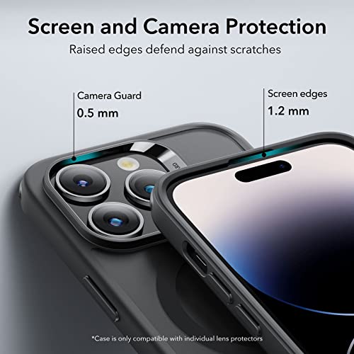 ESR for iPhone 14 Case/iPhone 13 Case, Compatible with MagSafe, Shockproof Military-Grade Protection, Magnetic Phone Case for iPhone 14/13, Classic Hybrid Case (HaloLock), Clear