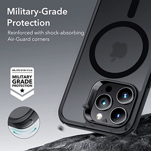 ESR for iPhone 14 Case/iPhone 13 Case, Compatible with MagSafe, Shockproof Military-Grade Protection, Magnetic Phone Case for iPhone 14/13, Classic Hybrid Case (HaloLock), Clear